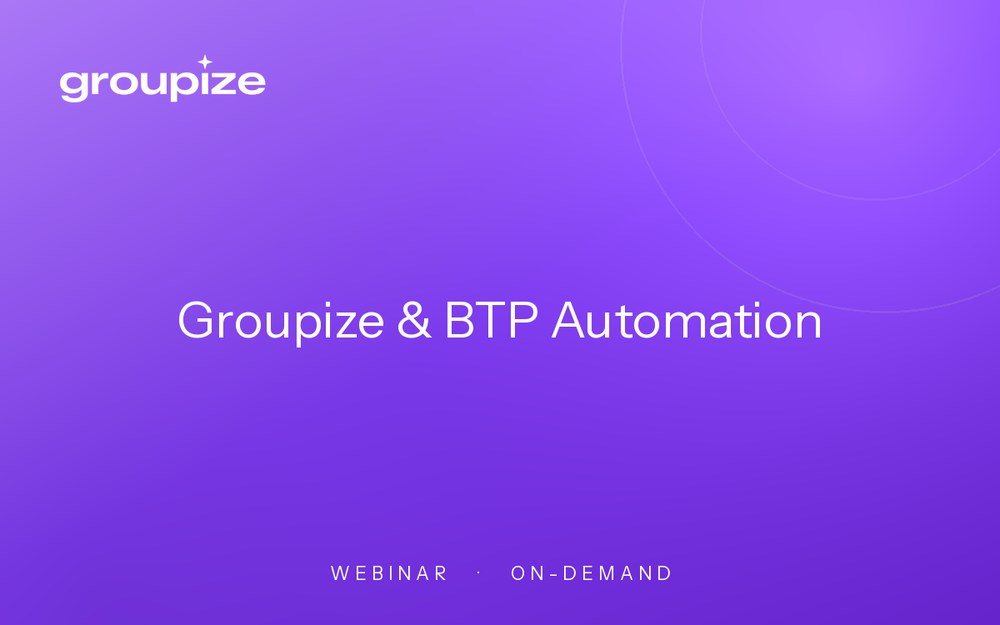 Groupize & BTP Automation