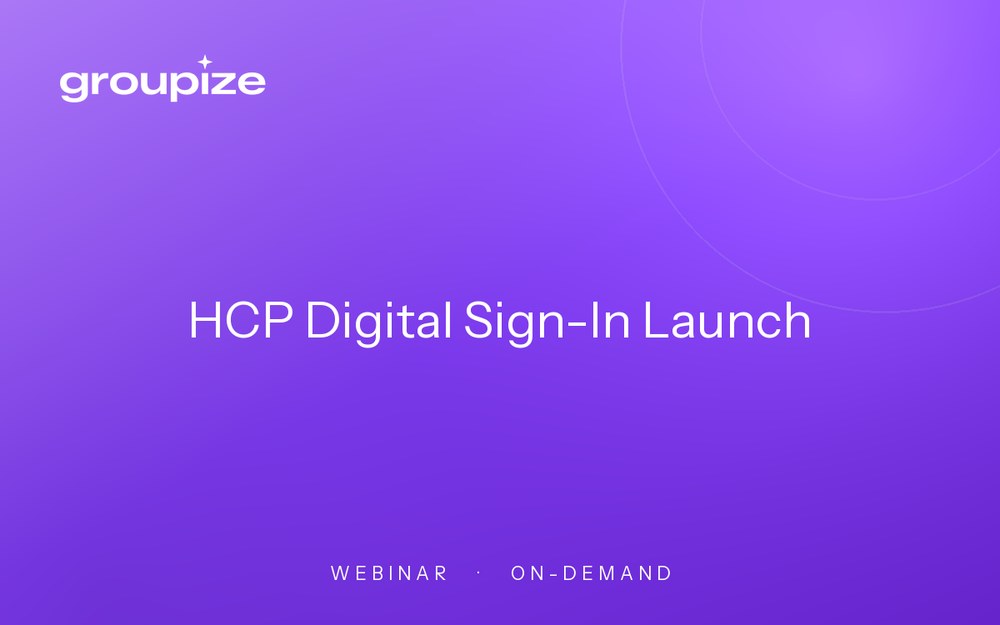 HCP Digital Sign-In Launch