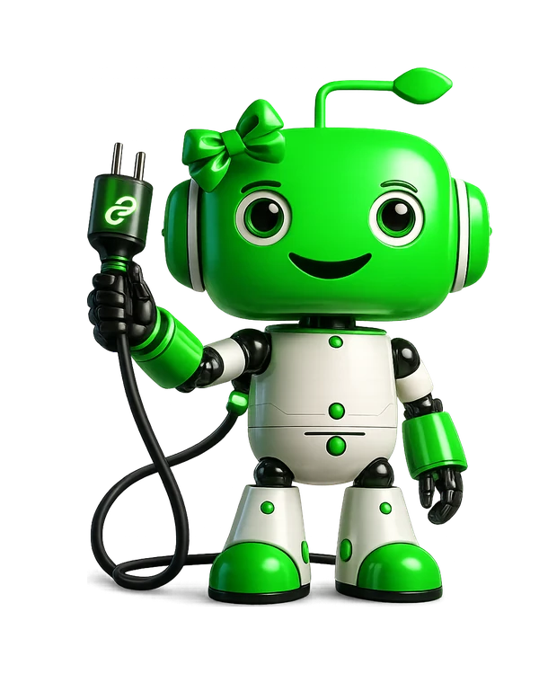 aime Connect AI agent mascot