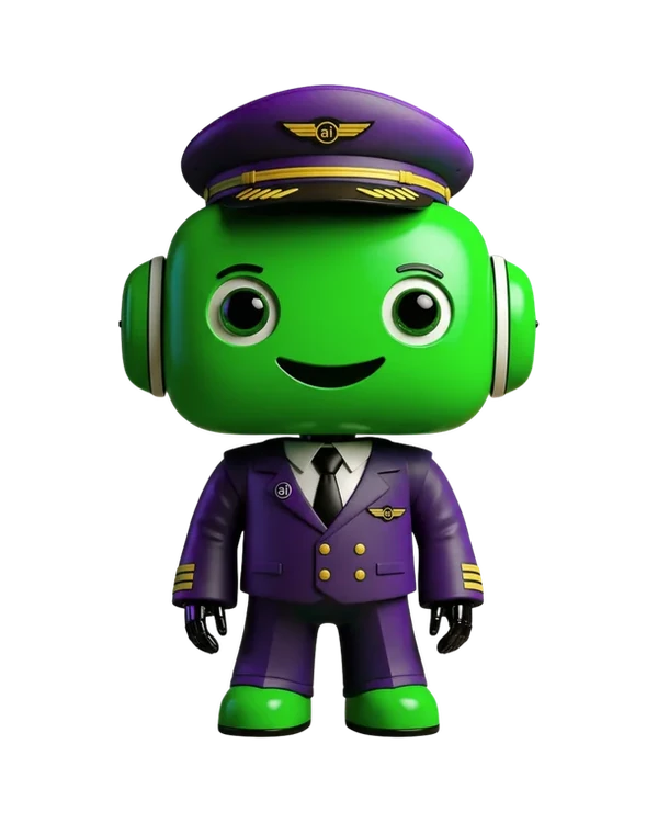 aime Travel AI agent mascot