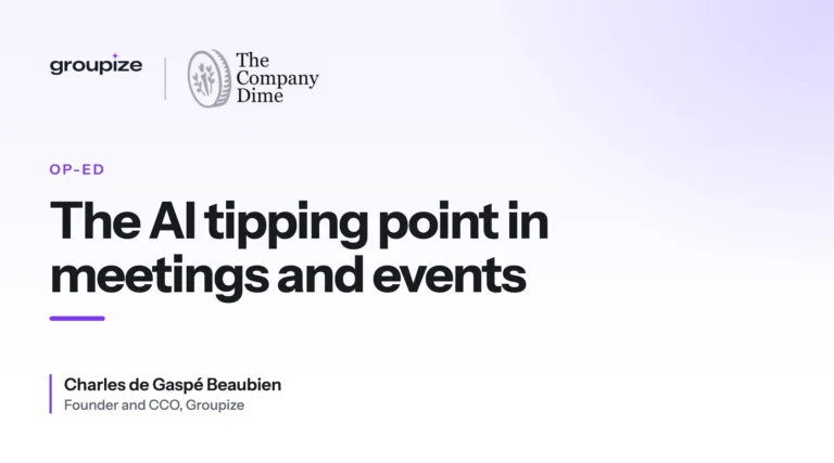 Op Ed: Charles De Gaspe Beaubien On The AI Tipping Point In Meetings And Events