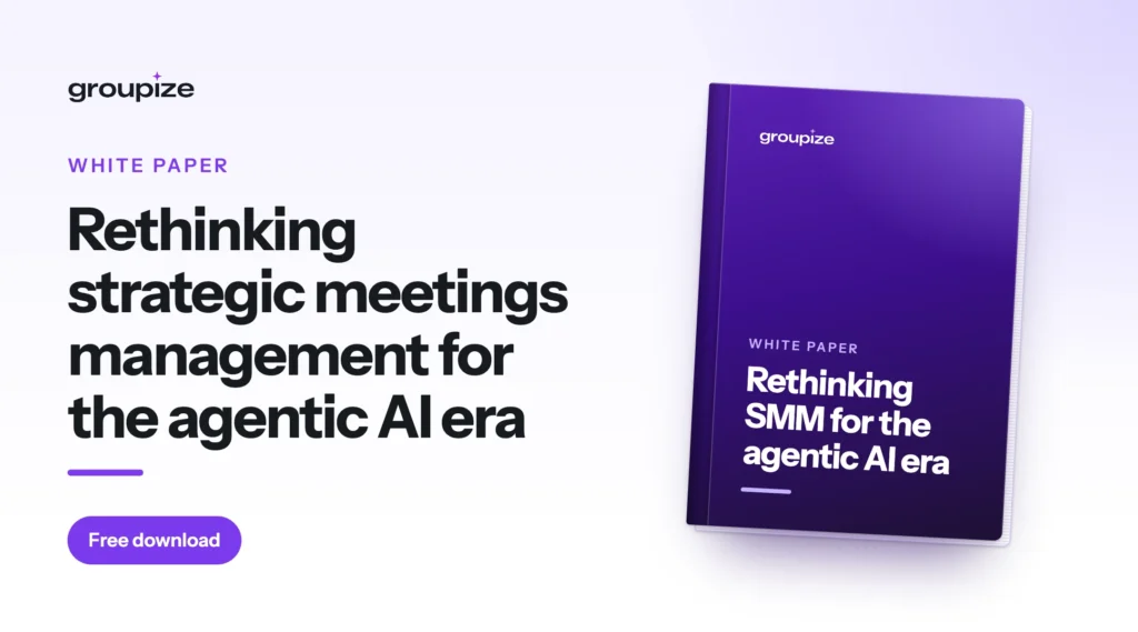 Rethinking Strategic Meetings Management for the Agentic AI Era